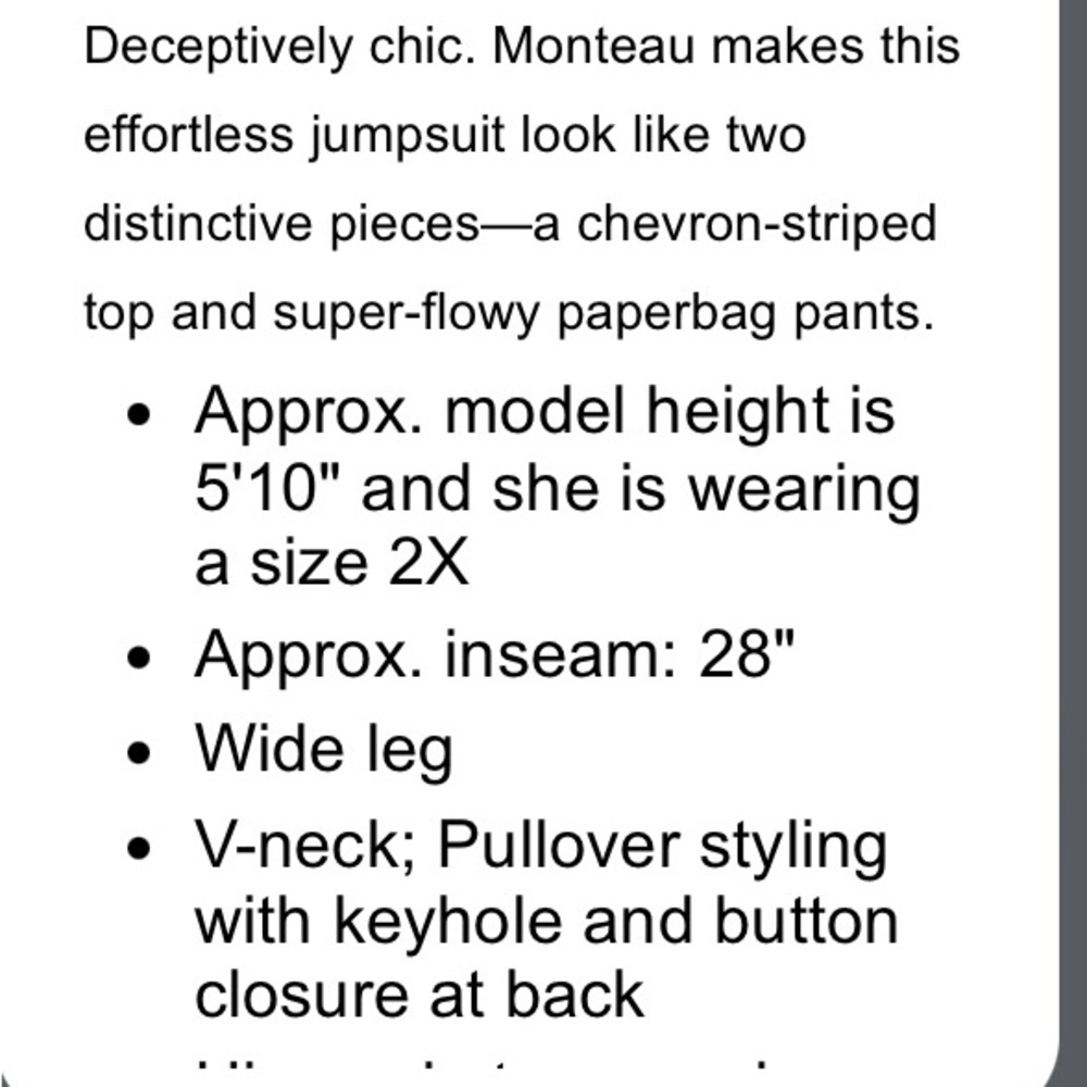 Monteau Wide Leg Jumpsuit NET - Picture 4 of 4